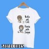 Anime Netflix and Chill Hentai with Senpai T-Shirt