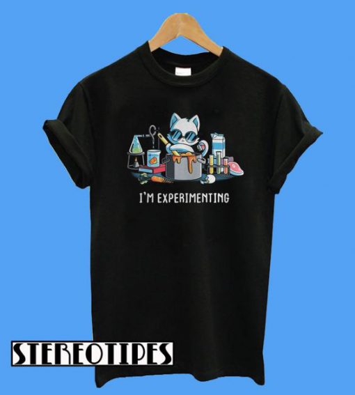 Cat I’m Experimenting Chemistry T-Shirt