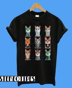 Cute Corgi Halloween T-Shirt