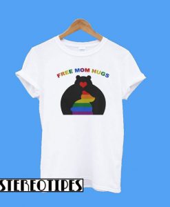 Free Mom Hugs Mama Bear LGBT Bear T-Shirt