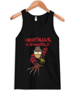 Nightmare in Springfield Simpsons Tanktop