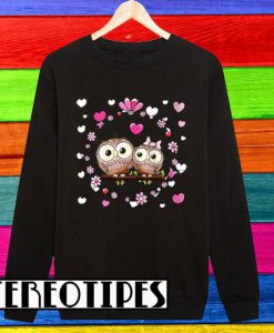 Owl Couple Love Sweatshirt
