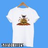Pumpkin With Baby ChihuAhua Funny Halloween T-Shirt