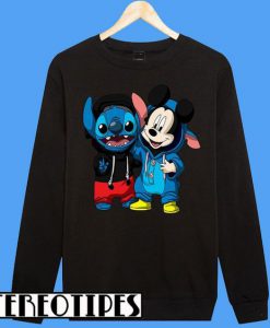 Stitch and Mickey Mouse Sweatshirt