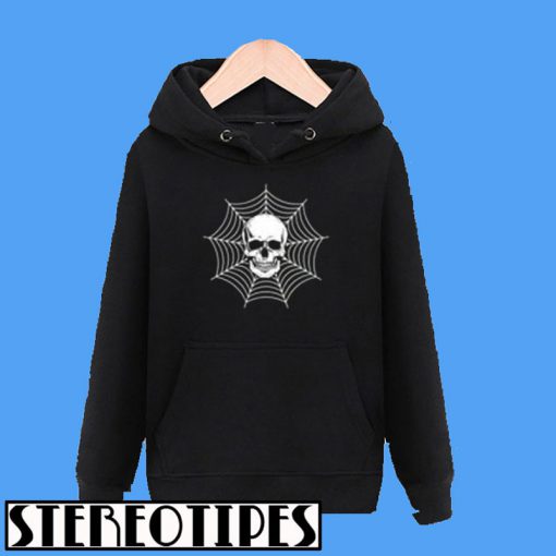 Skull Head Cobweb Hoodie