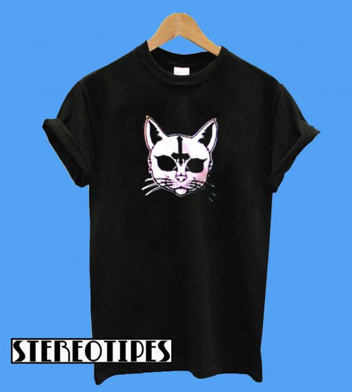 Cat Upside Down Cross T-Shirt