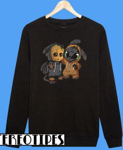 Groot And Toothless Sweatshirt