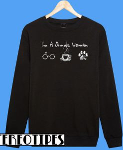 Hot I’m a Simple Woman I like Harry Potter Coffee and Dog Sweatshirt