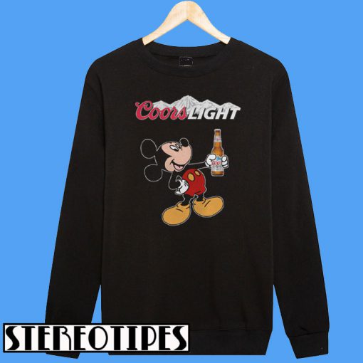 Mickey Mouse Coors Light Sweatshirt