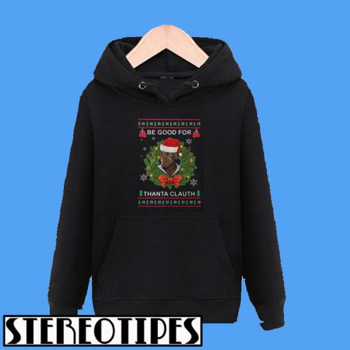 Mike Tyson Thanta Clauth Santa Claus ugly Christmas Hoodie