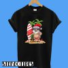 Christmas in July Santa Hawaiian Surfing T-Shirt