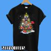 Horror Characters Chibi Christmas Tree T-Shirt