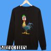Chicken Hei Hei light Christmas Sweatshirt