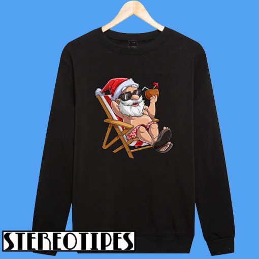 Santa Christmas in July Sweatshirt
