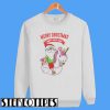 Santa Claus Riding Unicorn Merry Christmas Happy New Years Sweatshirt