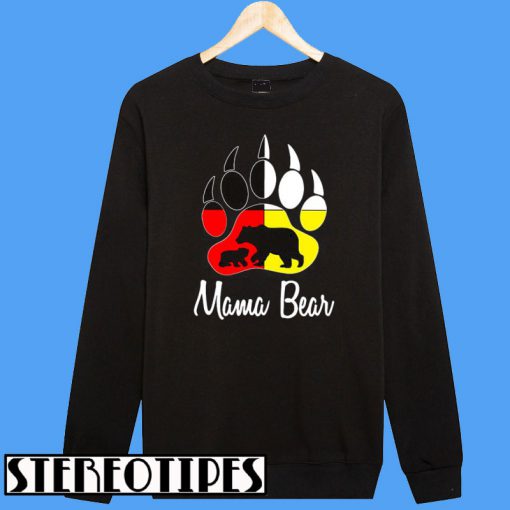 Bear paw Mama Bear Sweatshirt