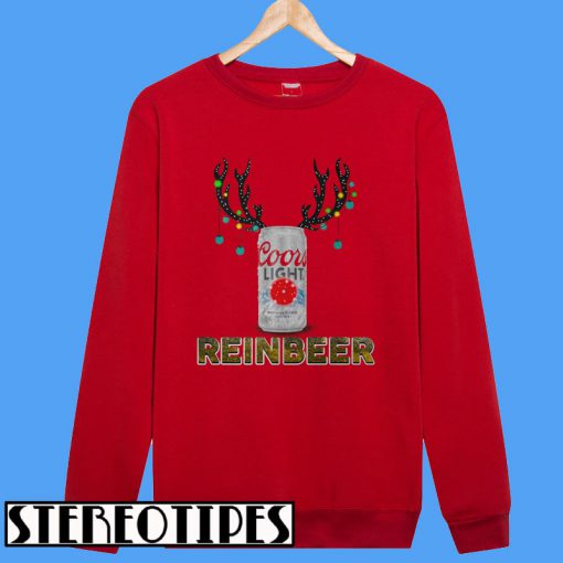 Christmas ReinBeer Coors Light Sweatshirt