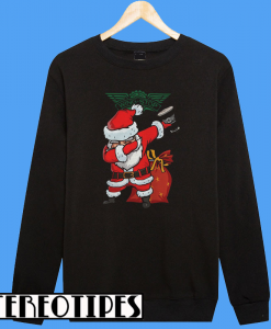 Dabbing Santa Claus Wing Stop Sweatshirt