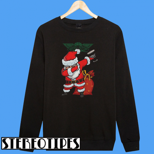 Dabbing Santa Claus Wing Stop Sweatshirt
