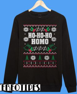 LGBT Ho Ho Homo Ugly Christmas Sweatshirt