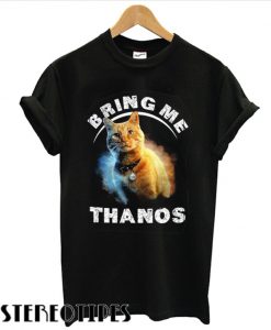 Captain Marvel Cat Goose Bring Me Thanos T shirt