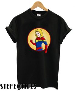 Captain Marvel comics design T shirt