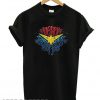 Captain Marvel higher further star T shirt