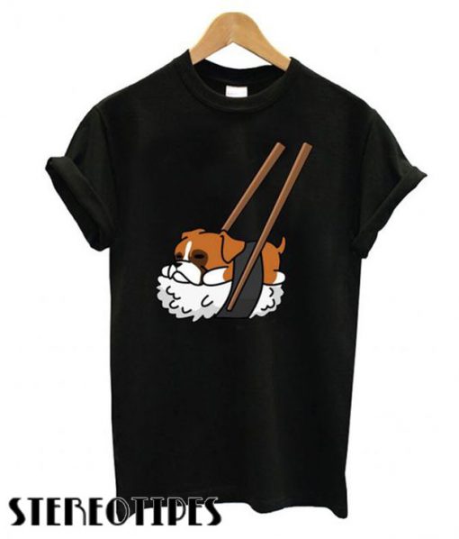 Funny Sushi Boxer T shirt