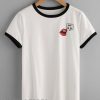 Lip Ooh La La Ringer T shirt