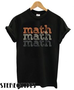 Math Repeat Retro T shirt