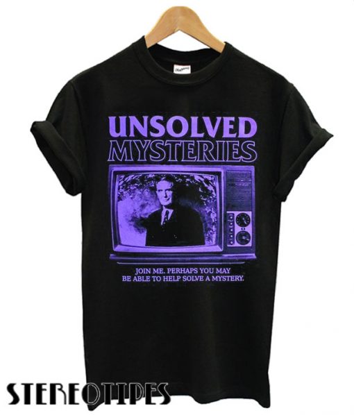 Unsolved Robert Stack T shirt