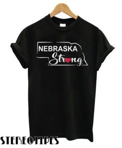 Nebraska Strong Black T shirt