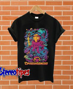 Crash-lands Video Game Character T shirt