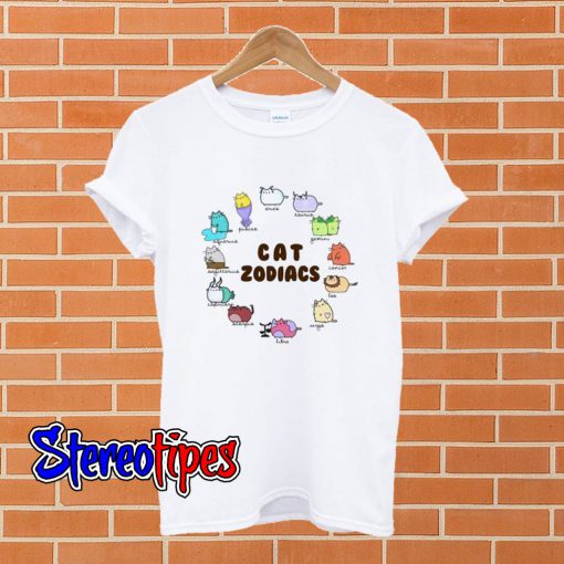 Cat Zodiacs T shirt