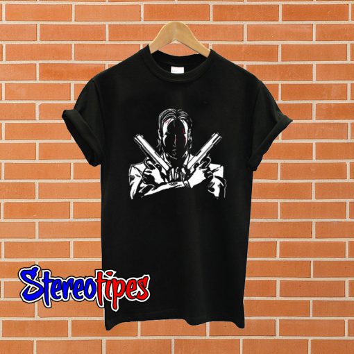 John Wick Dual Pistols T shirt
