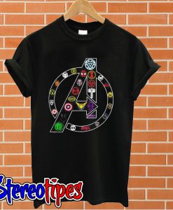 Marvel Avengers Endgame Movie Logo Superheroes T shirt