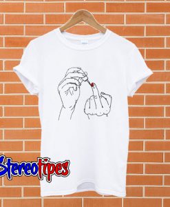 Nail Polish Hand T shirt
