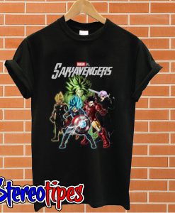 Marvel Avengers Dragon Ball Saiyavengers T shirt