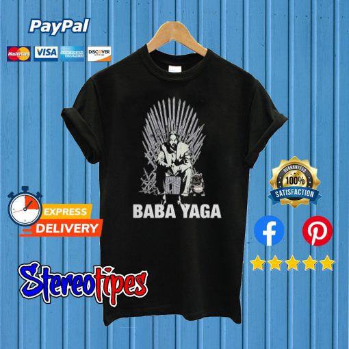 John Wick And his dog Baba Yaga Game Of Thrones T shirt
