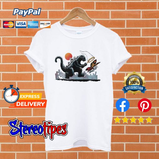 Catching Kaiju Godzilla T shirt Catching Kaiju Godzilla T shirt