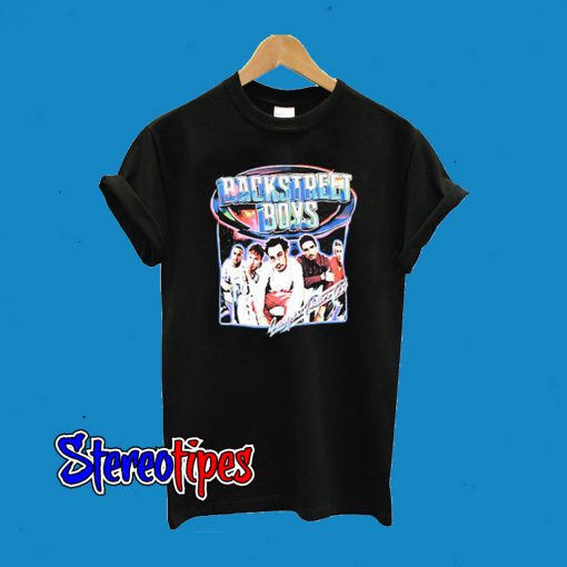 Backstreet Boys Larger Than Life Black T-Shirt