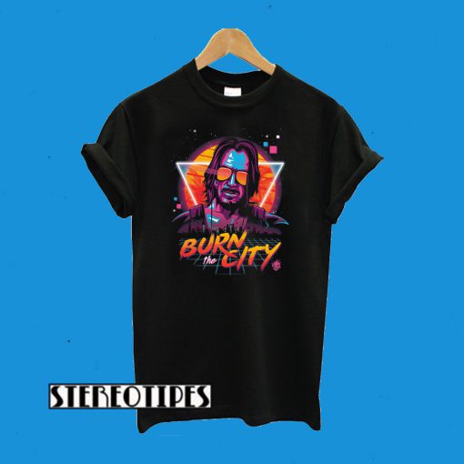 Cyberpunk 2077 Burn the City T-Shirt