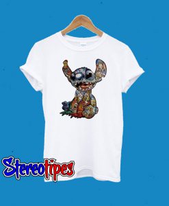 Disney Characters Inside Stitch T-Shirt