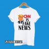 Donald Trump CNN Is Fake News Funny T-Shirt