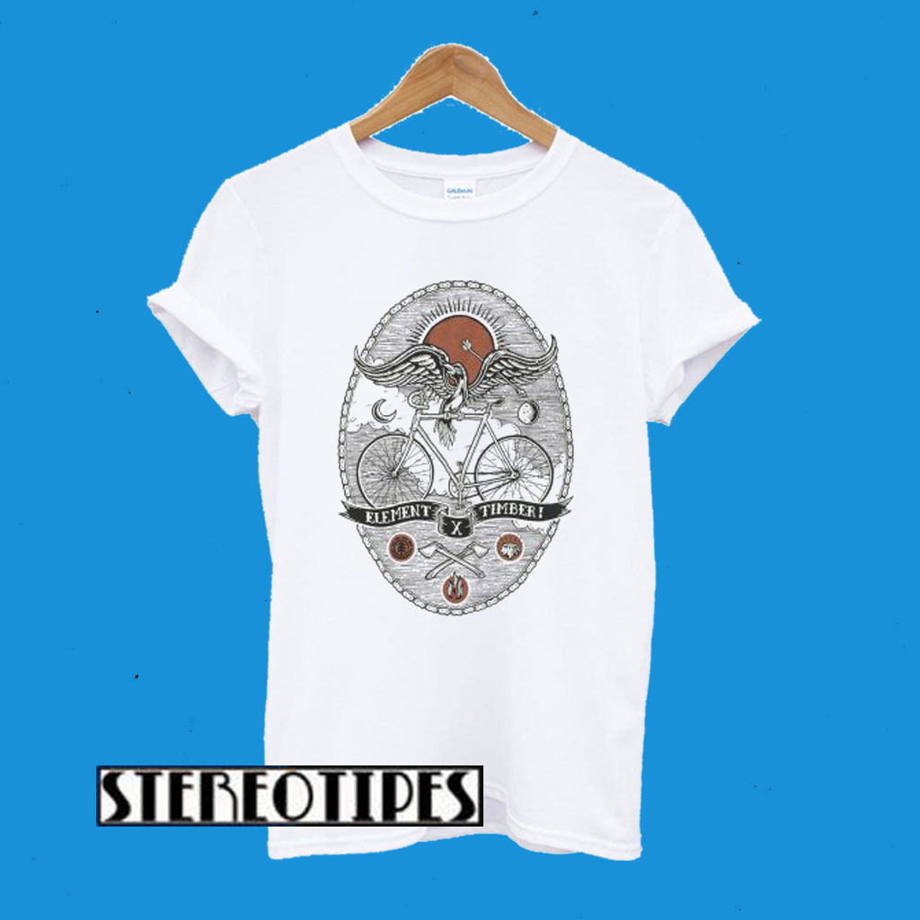 Element Bird On Bike T-Shirt