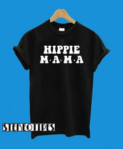 Hippie Mama Motherhood Mom T-Shirt