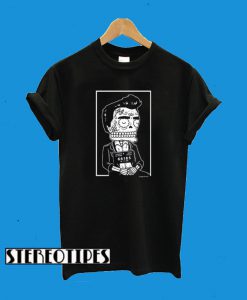 Johnny Cash Mugshot Calavera T-Shirt