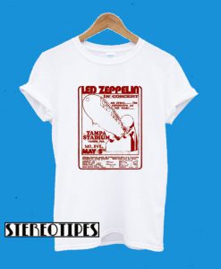 Led Zeppelin Tampa Stadium Tour 1973 T-Shirt