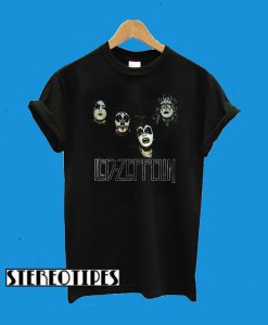 Led Zeppelin x KISS Combo Metal T-Shirt