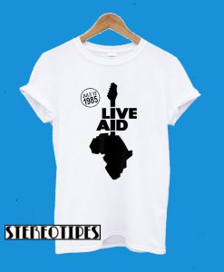 Live Aid Band Aid 1985 Music Festival T-Shirt